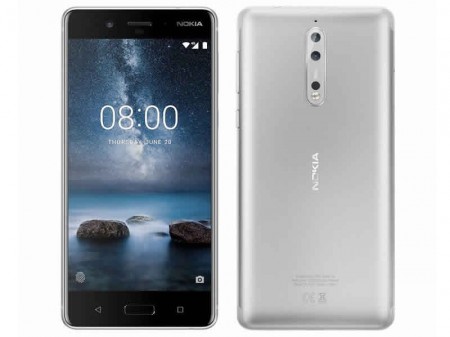 Nokia 8 smarttelefon (stål)