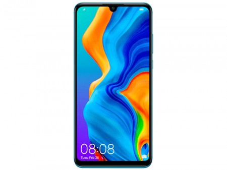 Huawei P30 Lite smarttelefon 128 GB inkl. Smart Flip Cover